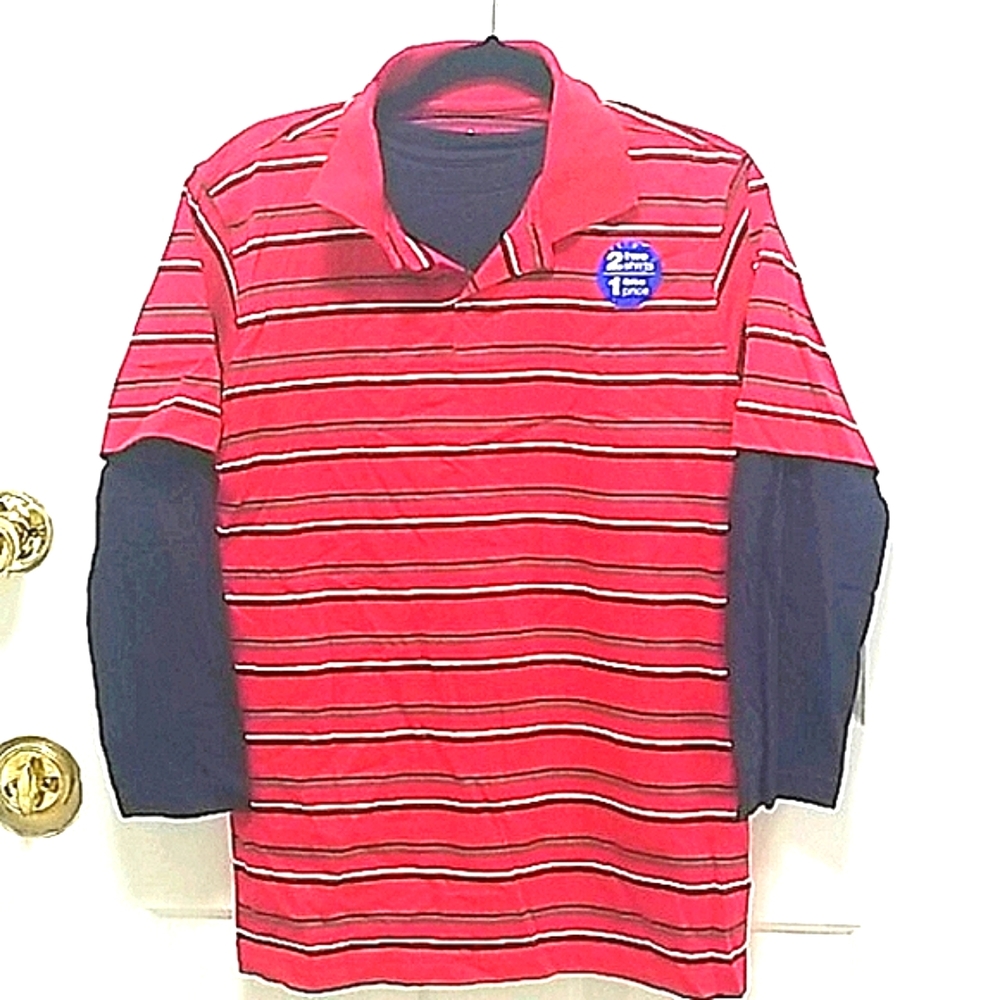 Striped Red and Blue Shirts